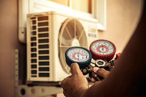 Professional Hvac technician working in Dorchester, MA